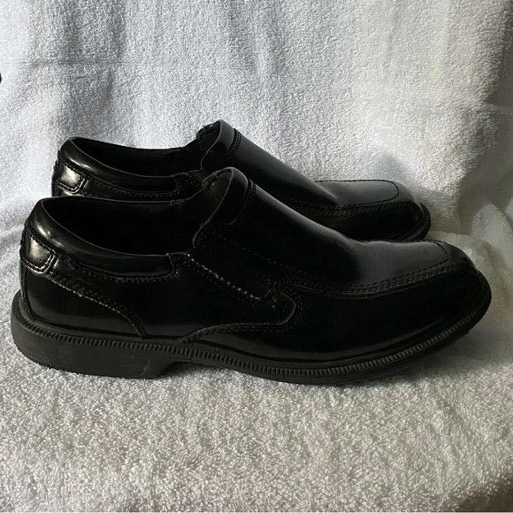 Nunn Bush‎ Kore Shoes Mens Size 9.5 Wide Black Slip On Leather Uppers